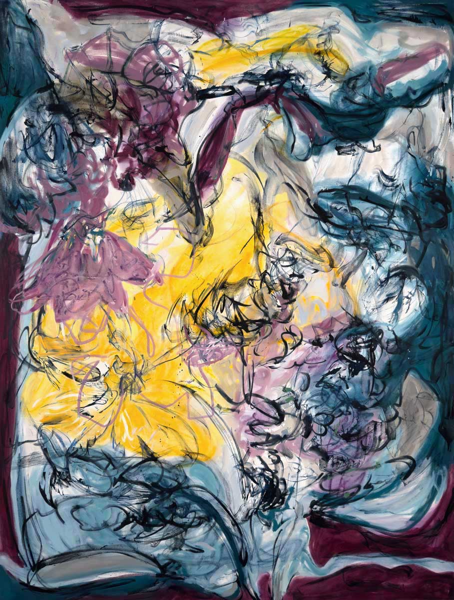 Olea Nova, Two Points Above and Below, 2026, oil on canvas
